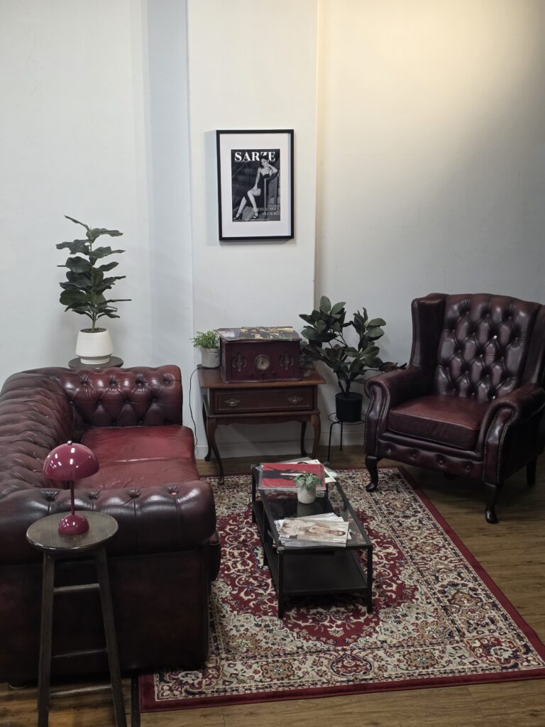 Waiting Area At the Photography Studio in Annerley for Insight Studio