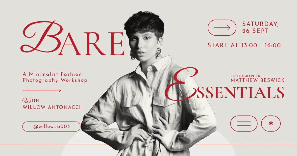 Bare Essentials: A Minimalist Fashion Photography Workshop